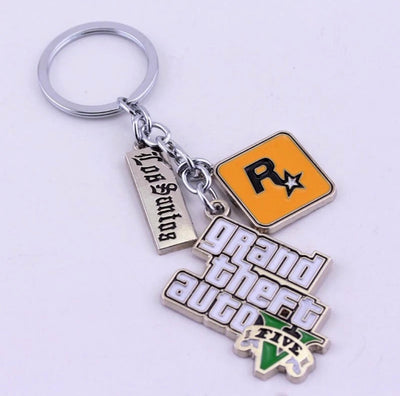 Llavero Metálico Grand Theft Auto V (GTA 5) | Llavero de Colección by GamerSpot