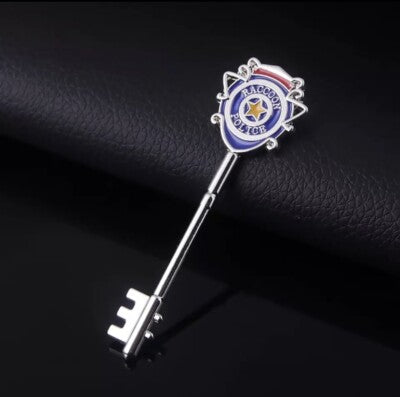 🗝️ Resident Evil 2 RPD Key Replica – Raccoon Police Department by GamerSpot
