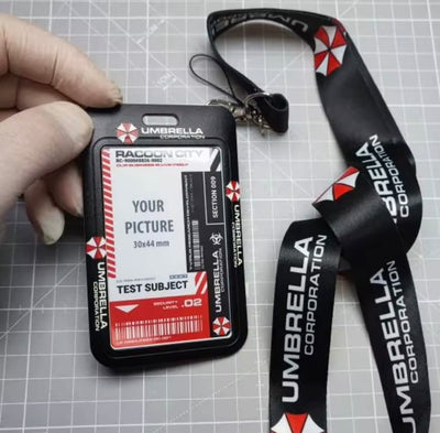 Lanyard Umbrella Corporation Resident Evil - ID de Sujeto de Prueba by GamerSpot